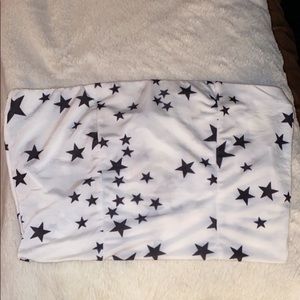 Star tube top, Worn only once!!